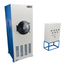 Vacuum hot press product showcased, highlighting its advanced technology and sleek design