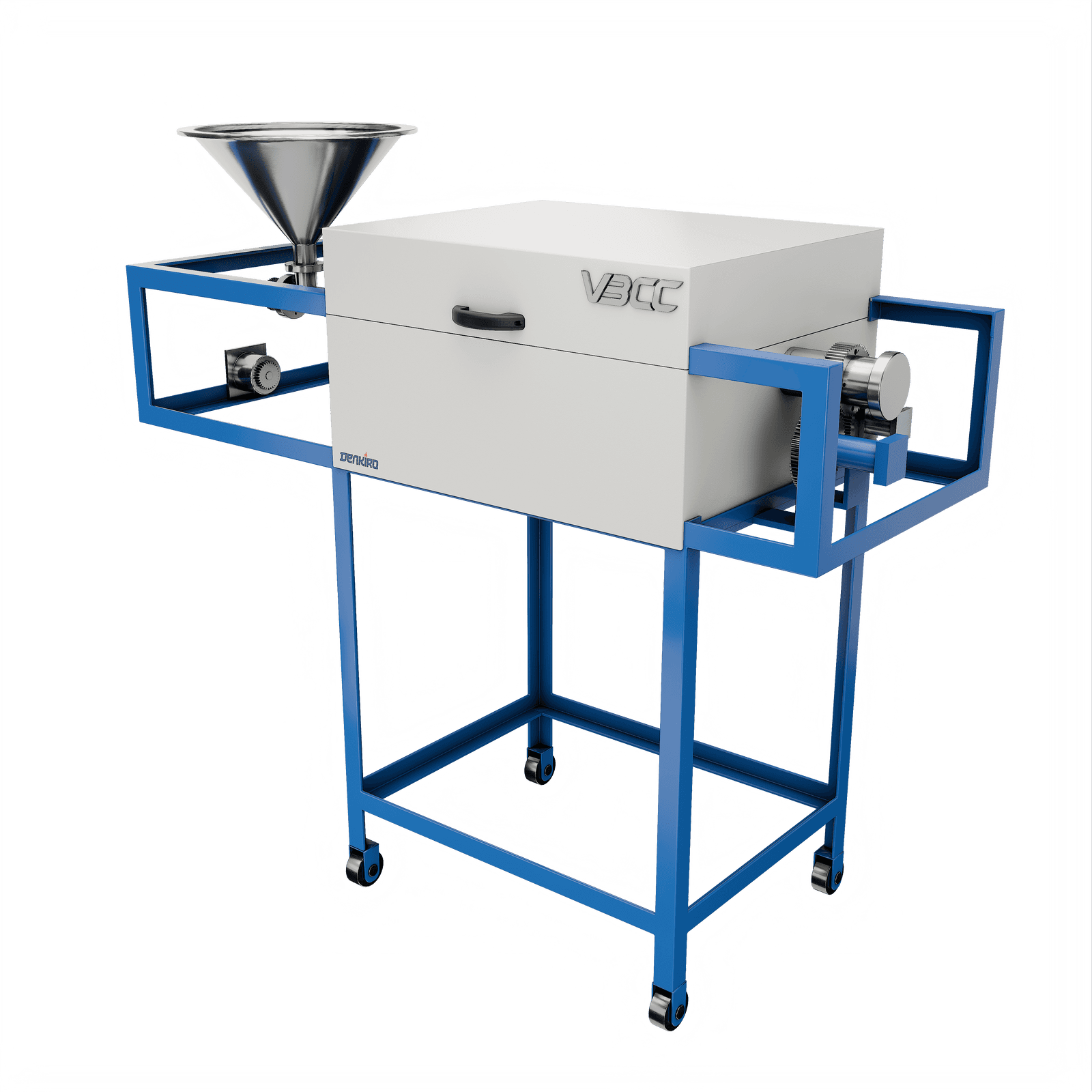 Rotary tubular furnace designed for temperatures from 1200°C to 1800°C, ensuring flexibility and reliability in industrial use.