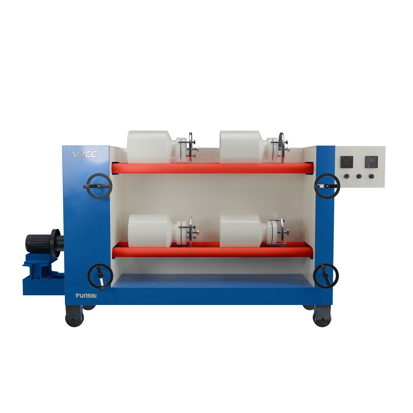 The Multi-Deck Roller Jar Mill by VBCC offers advanced mixing and grinding of solid fillers for consistent ceramic slurries
