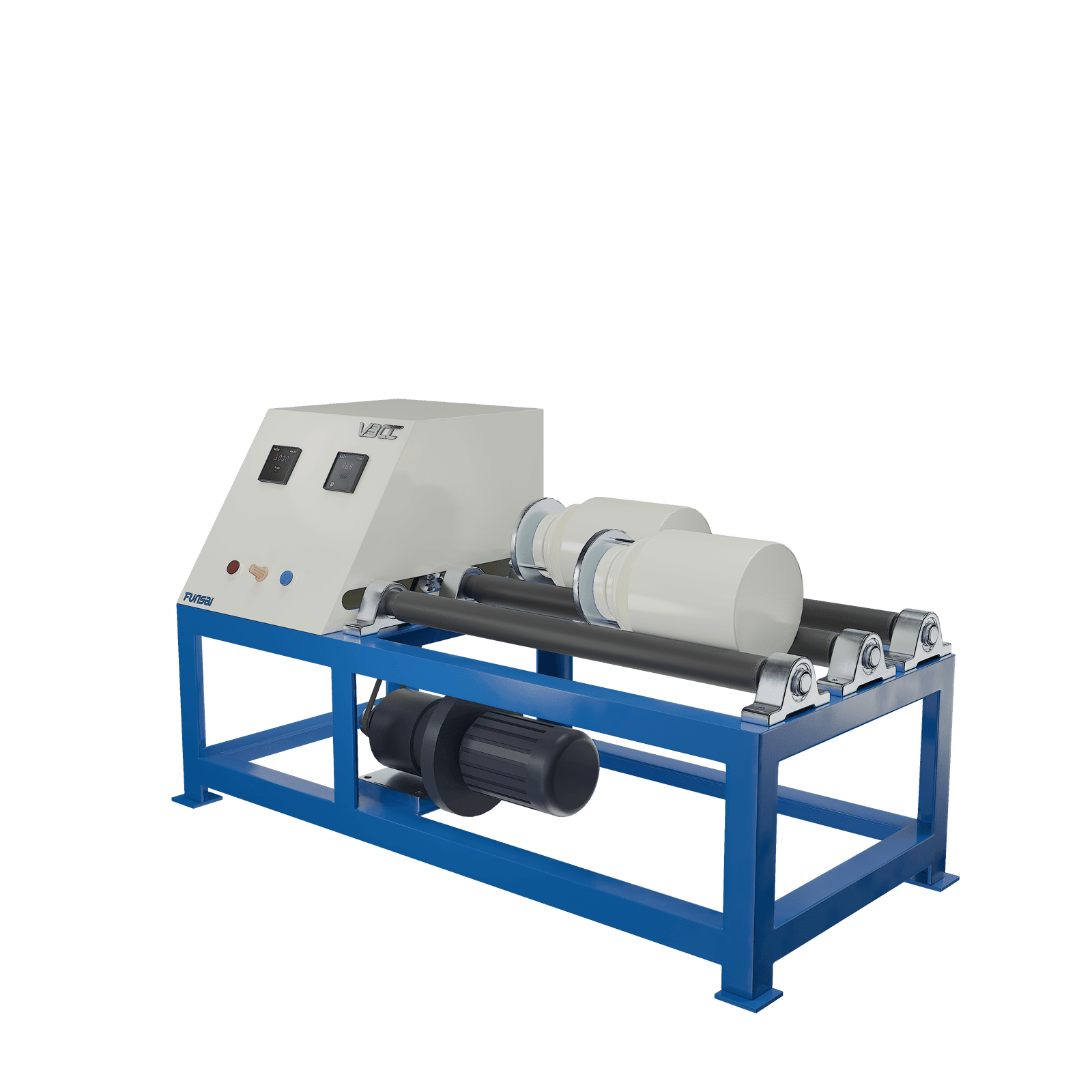 Laboratory and industrial Single Roller Jar Mill used for reducing particle size and achieving consistent material blends