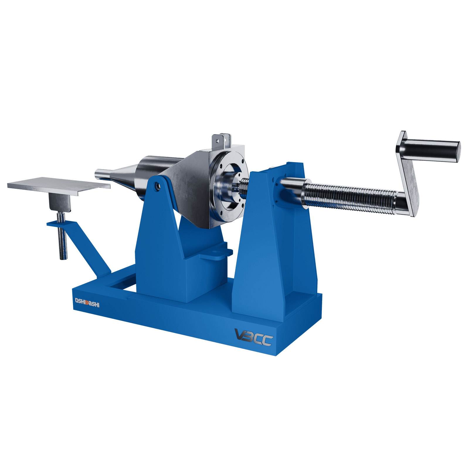 Image of a manual extruder for processing plastics, ceramics, and food by forcing materials through a mould, ensuring precise control