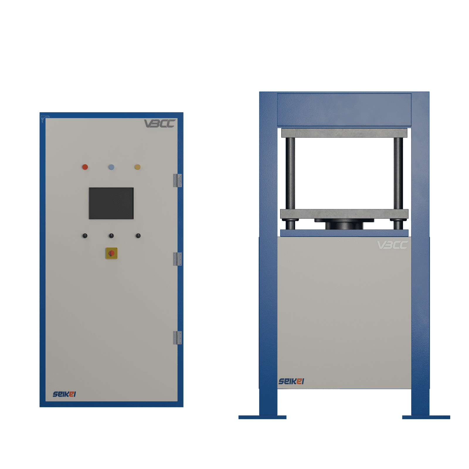 An advanced Hydraulic Compression Moulding Press by VBCC, known for durability, precision, and tailored engineering solutions