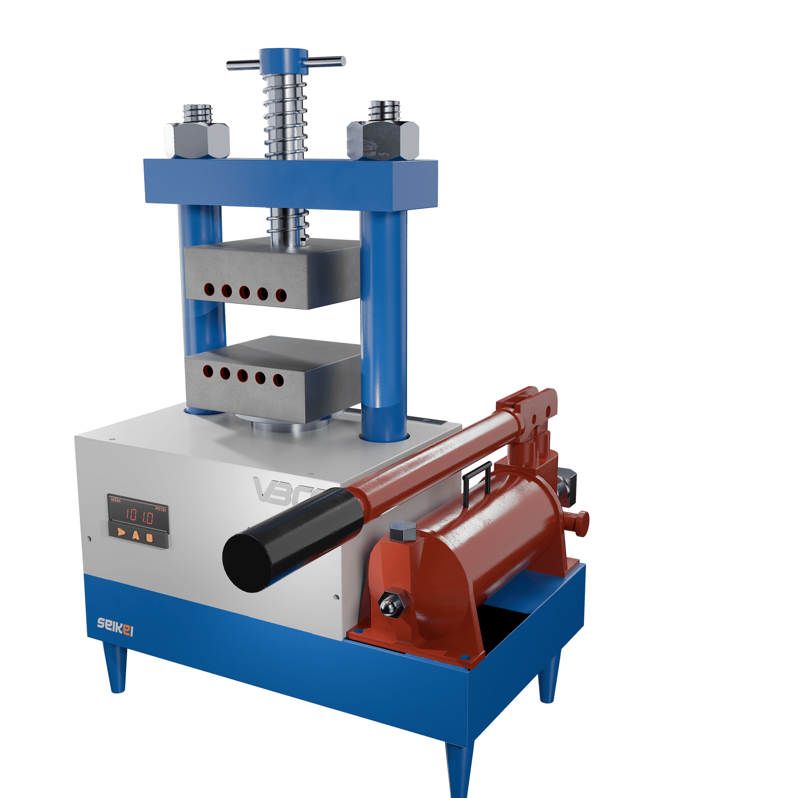 Mini Hot Press image, showcasing a versatile tool for heat and pressure applications in small-scale manufacturing and research