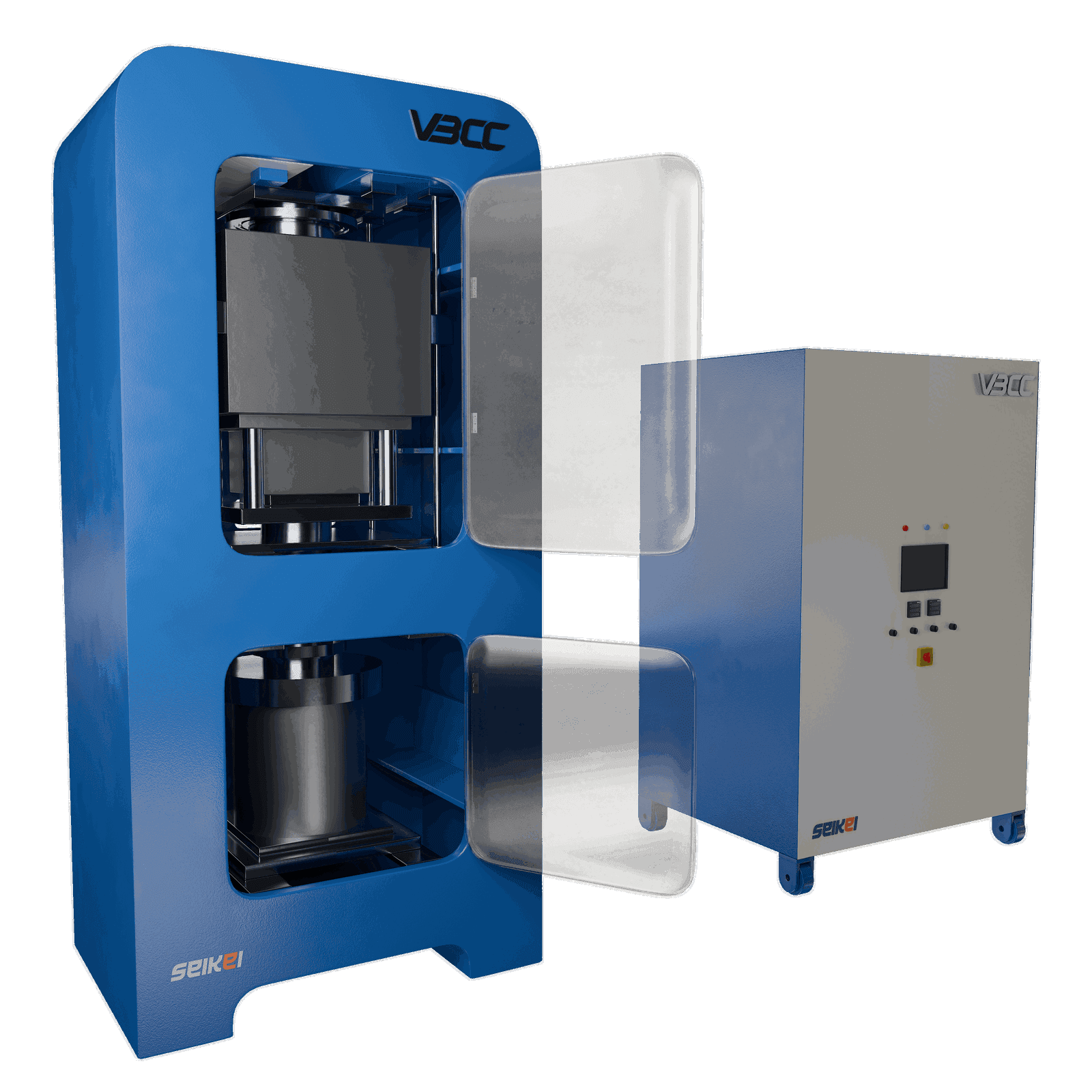 VBCC's Vacuum Press: An advanced device for effective vacuum sealing, enhancing productivity in manufacturing processes