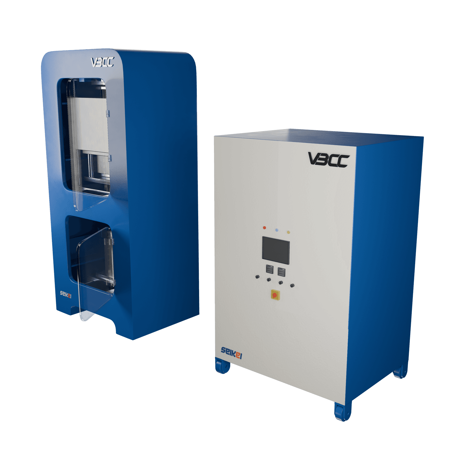 Visual of a vacuum press used for bonding and laminating materials under vacuum, ensuring high-quality, defect-free results