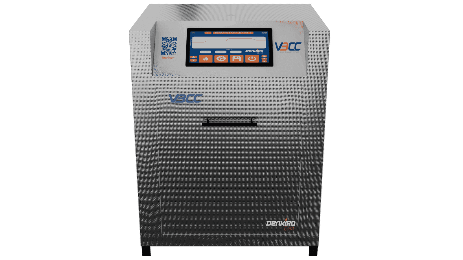 State-of-the-art burnout furnace for dental labs, utilizing double-walled stainless steel and high-quality insulation for optimal performance