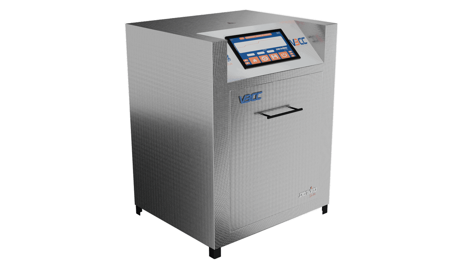A burnout furnace designed for dental restoration, featuring double-walled stainless steel and advanced insulation for efficient muffle burnout