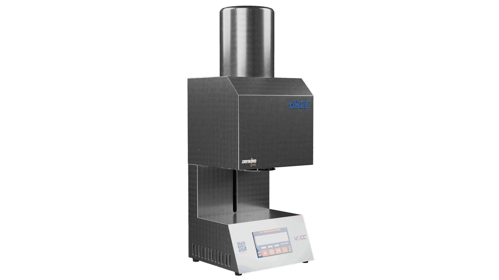 Image of a vacuum press furnace showcasing its sleek modern features and advanced technology for high-temperature processing